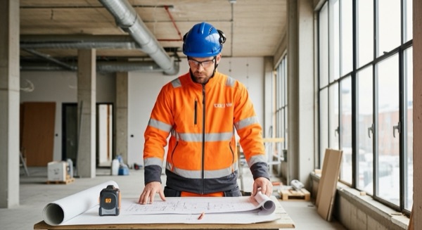 Ilmanvaihtokoneen huolto käynnissä