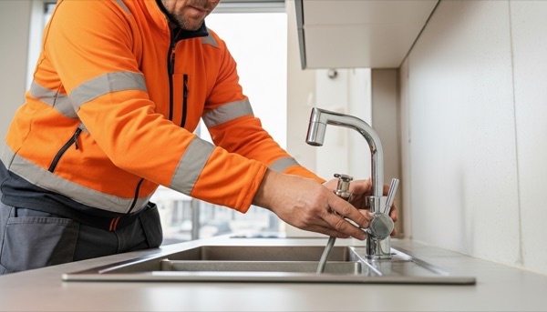 Huoltoauto matkalla kiireelliseen vikailmoitukseen