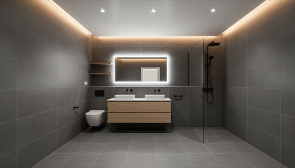 WC-istuimen asennus käynnissä